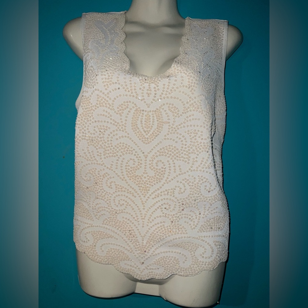 MSK beaded top